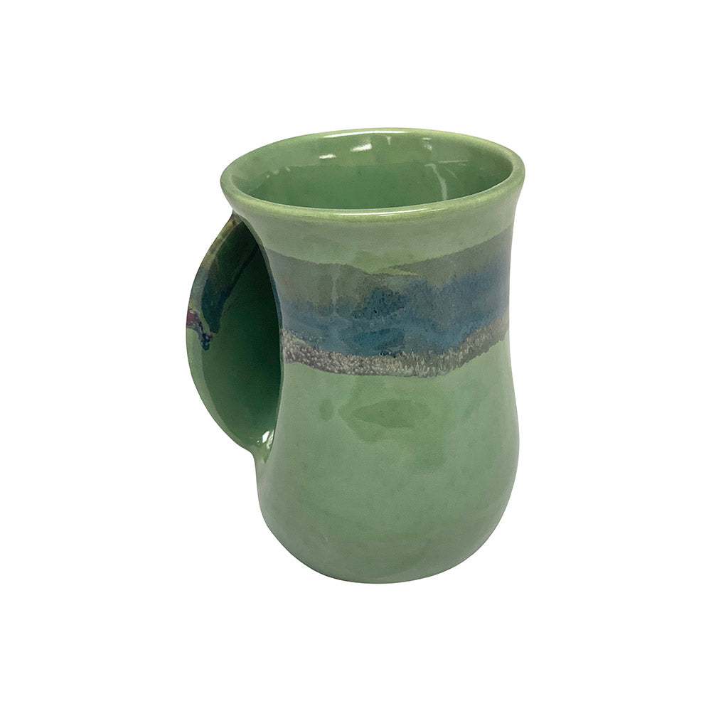Handmade pottery Handwarmer Tea/coffee Ceramic Mug - Left Hand | Clay ...