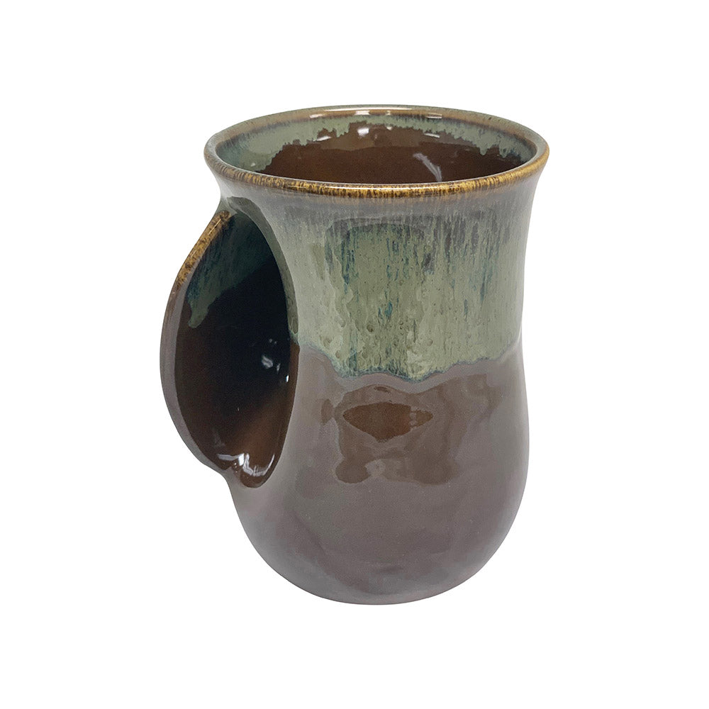 Handmade pottery Handwarmer Tea/coffee Ceramic Mug - Left Hand | Clay ...